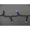8648 1 venkovni led vanocni retez cerny kabel ruznobarevna 10m 100 led