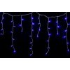 8144 vnitrni led vanocni zaves modra stale svitici 2 5m 105 led propojovatelny