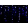 Vnitřní LED vánoční závěs - modrá, stále svítící, 2,5m, 105 LED (Délka osvětelné části+přívodního kabelu a počet LED 2,5m+1,5m, 105 LED)