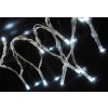 6990 2 vnitrni vanocni led retez studena bila 2m 20 led pruhledny kabel na baterie