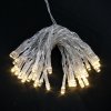 6984 vnitrni vanocni led retez tepla bila 2m 20 led bily kabel na baterie
