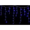 Vonkajší LED vianočný záves - modrá, 10m, 500 LED, 8 programov