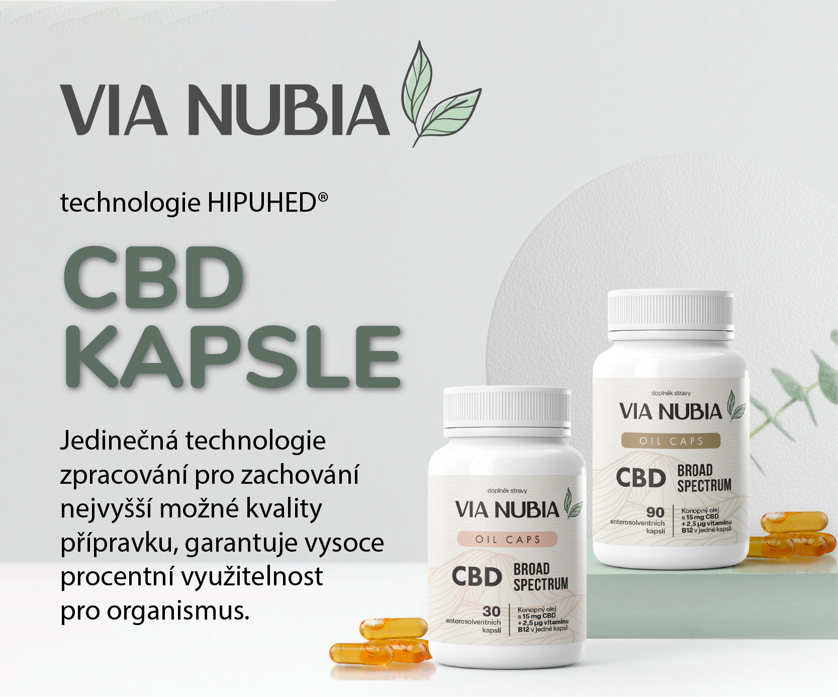 CBD kapsle - mobil
