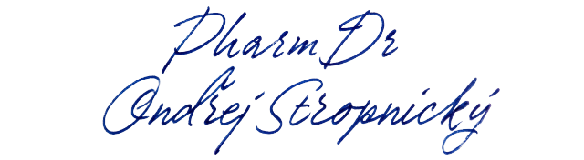 Podpis PharmDr. Ondřej Stropnický