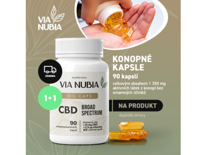 CBD kapsle 90 ks 1+1 ZDARMA