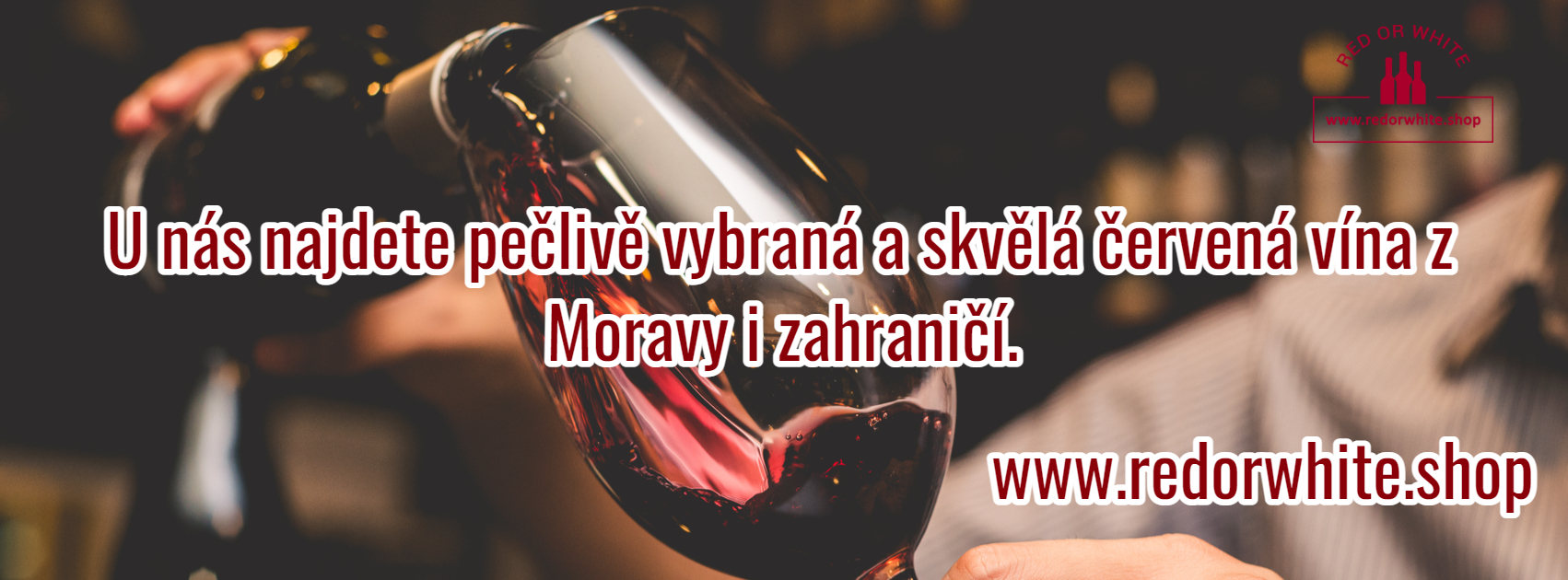 U nás najdete skvělá a pečlivě vybraná červená vína z Moravy i zahraničí.