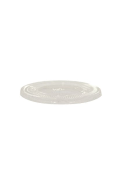 Gerader PET Deckel mit Loch Ø92mm 100Stk/10Pkg