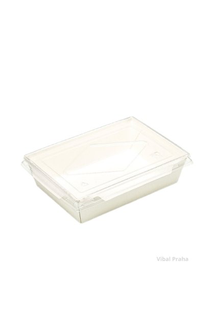 Miska ECO BÍLÁ 1600ml 211x153x60mm 50ks x  4bal