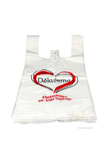 Taška Děkujeme 775gr 30+17x52cm 19my 100ks x  10bal