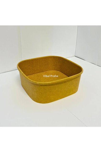 Paper square tray 500ml 132x132x50mm