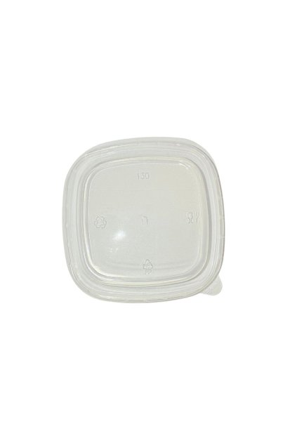 PP lid for square tray 132x132mm
