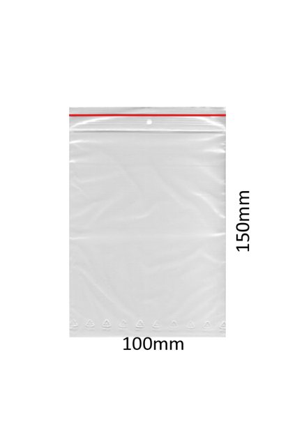ZIP LDPE Beutel 100x150mm 100Stk/10Pkg/12Ktnton