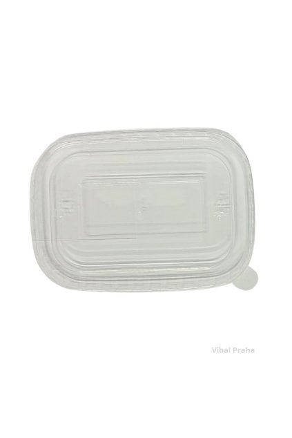 Víčko PET AF na hranatou vaničku 168x120mm