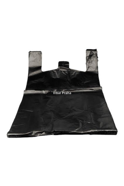 Tasche schwarz 25kg 1080gr 48+20x80cm 24my 50Stk/10Pkg