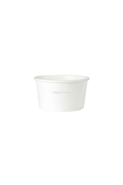 Weiße Papierschale für Suppe 435ml - 16oz 25Stk/20Pkg