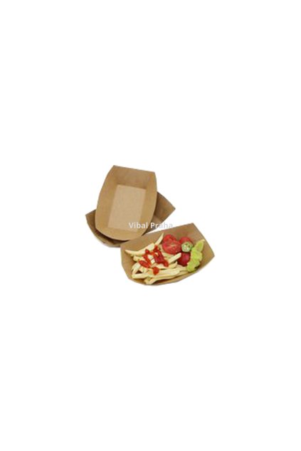 Brown paper tray 120x80x26mm 250pcs/4 packs