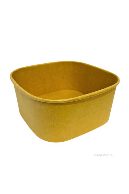 Bát giấy vuông 1400ml 175x175x75mm