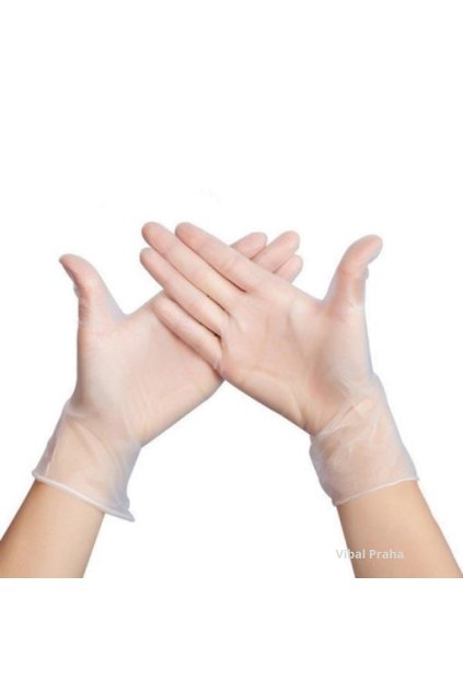 Rukavice TPE bílé XL 200ks/10bal