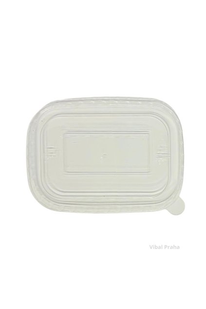PET Deckel für rechteckige Schale 168x120mm