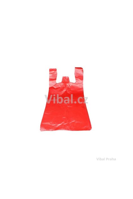 Taška červená 4kg 220g 25+13x42cm 100ks x  20bal