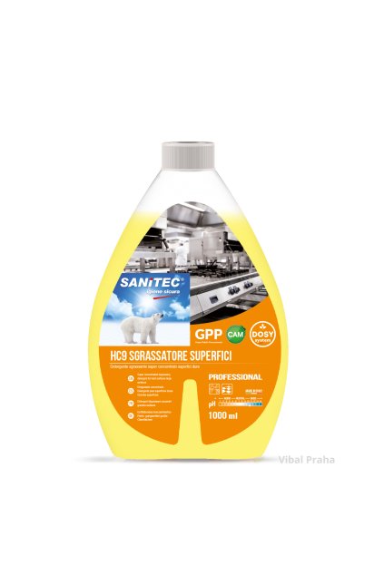 SANITEC HC9 nước tẩy dầu mỡ cho sàn và bề mặt
