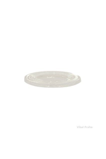 Víčko PET pro kelímky 100,120,150mlO74mm 50ks x  50bal