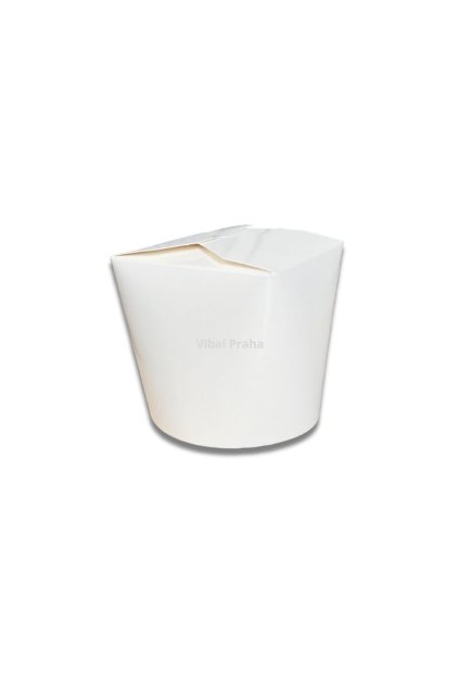 Weißer runder Nudelbox 450ml - 16oz 50Stk/10Pkg