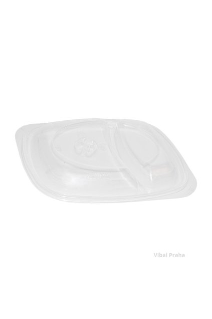 Víčko PP pro misku 2D 1050ml 220x170mm 250ks/kar