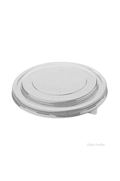 Klarer PP Deckel für Salatschalen Ø185mm 50Stk/6Pkg