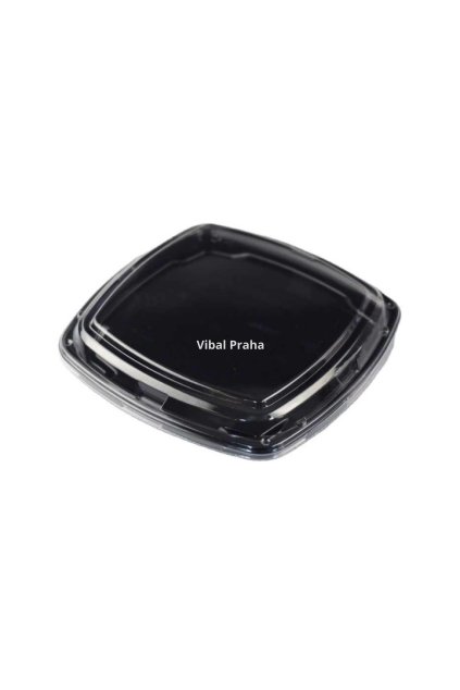 Sushi bowl with lid PET 323x323x54mm 25pcs/4 packss
