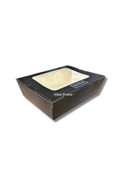 Paper sushi bowl with window 150x110x39mm 50pcs/4 packs