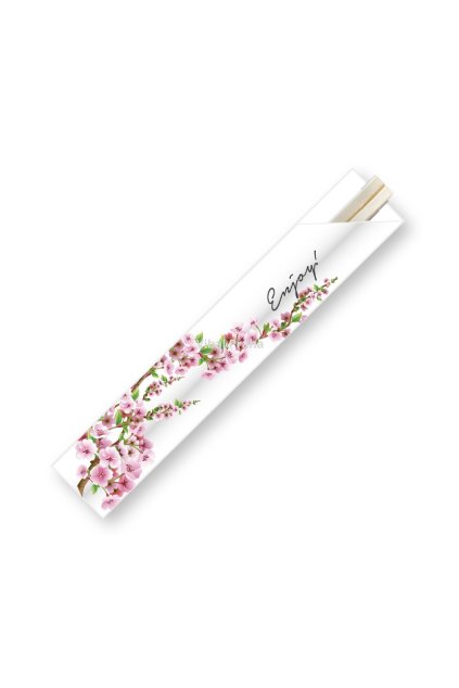 Essstäbchen mit quadratischem Kopf, SAKURA 20,5 cm 100Stk/30Stk