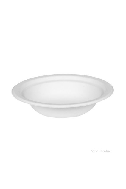 BIO round bowl from sugarcane 750ml 125pcs/8 packs
