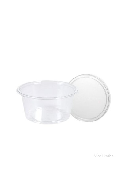 Dressing PP cup with lid 80ml  50pcs/10 packs