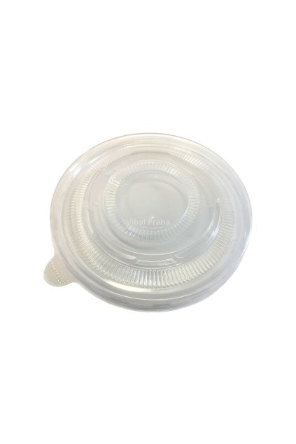 Gerade PP Deckel für WRAP Schalen Ø136mm 100Stk/10Pkg