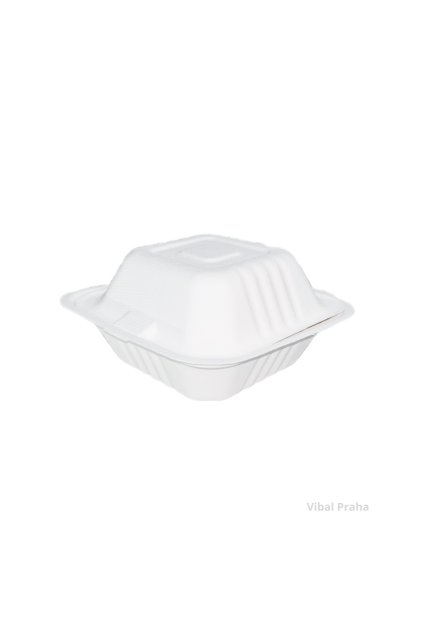 Box hamburger BIO 150x150x75mm 125ks x  4bal