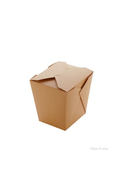 Box na nudle hranatý KRAFT 450ml 50ks/9bal