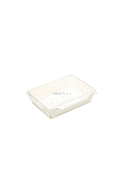 Weiße ECO Schale 1200ml - 40oz 198x138x50mm 50Stk/4Pkg