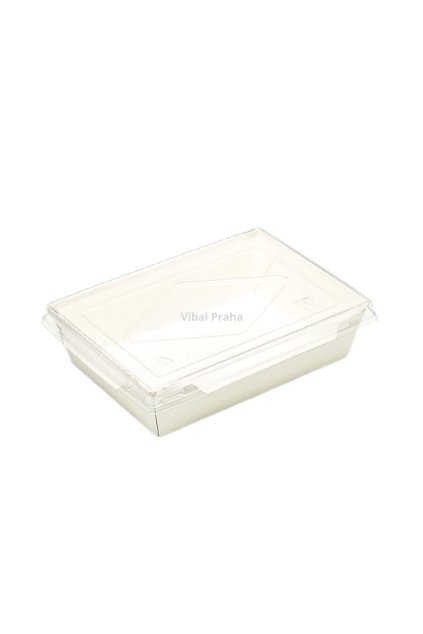 Bowl ECO WHITE 1600ml 211x153x60mm 50pcs/4packss