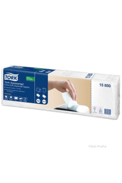 Tork Premium napkins,two layers 21,3x21,6cm 8packs/box