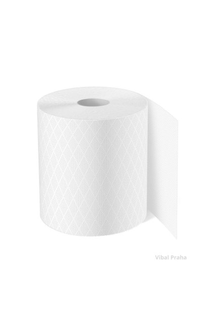 White Paper Towel Rolls 19 cm x 100 m, 6rolls/box