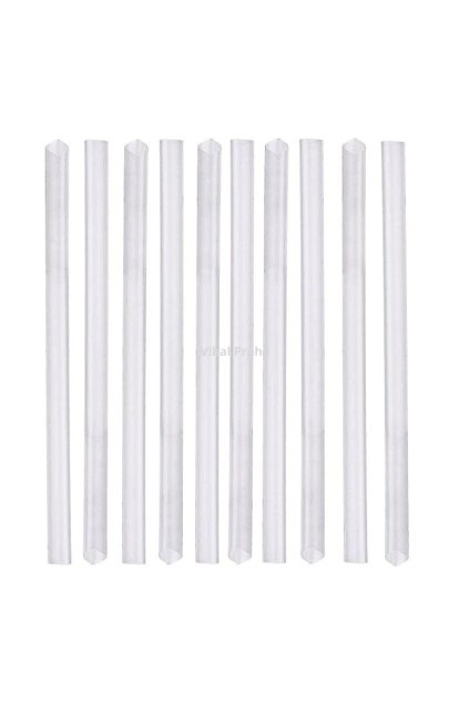 White Bubble Tea Straws Ø11x230mm, 40pcs/40 packs