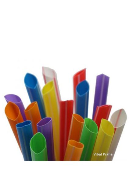 Colorful Bubble Tea Straws Ø11x230mm, 40pcs/40 packs