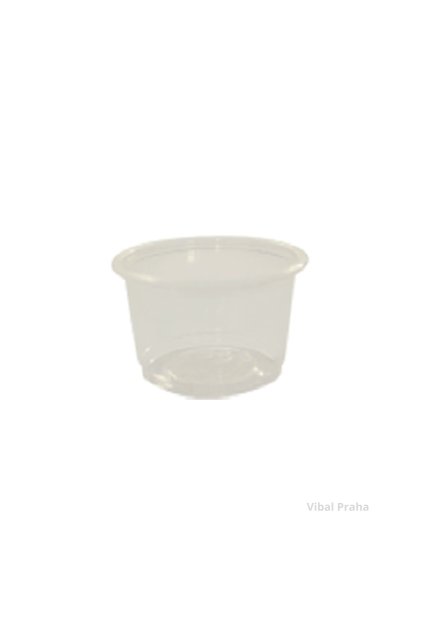 Schwarzer PP Saucenbecher 60ml - 2oz Ø62mm 50Stk/50Pkg