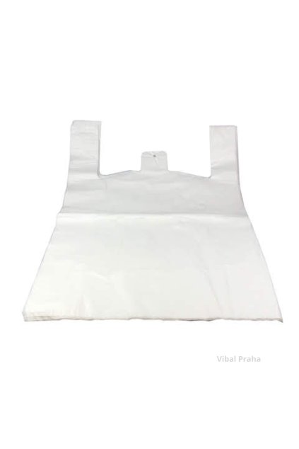 Taška bílá 25kg 560gr 51+21x72cm 18my 50ks/10bal