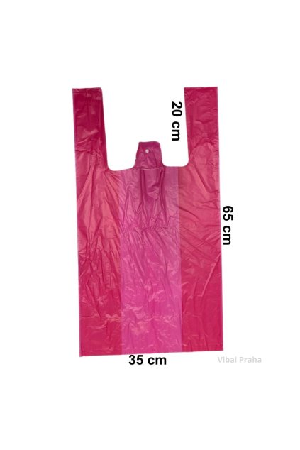 Taška Červená 15KG 35x20x65cm 22my 76ks x  20bal