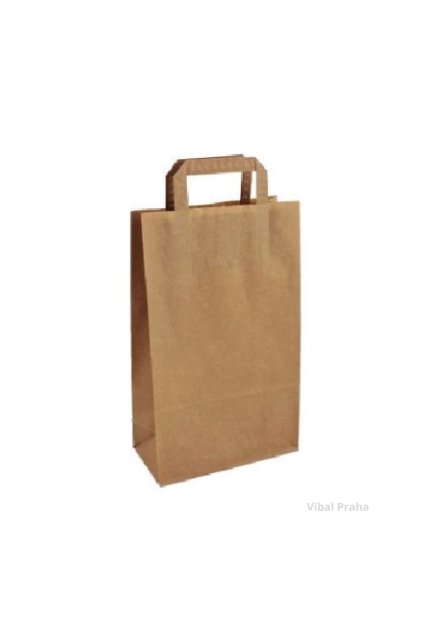 KRAFT Braune Papiertragetasche 320x210x280mm 80g 250Stk