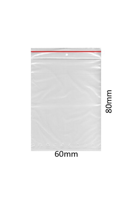 Sáčky ZIP LDPE 60x80mm 100ks/10bal/16box