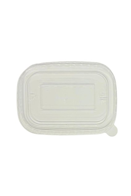 PET lid for rectangular tray 168x120mm