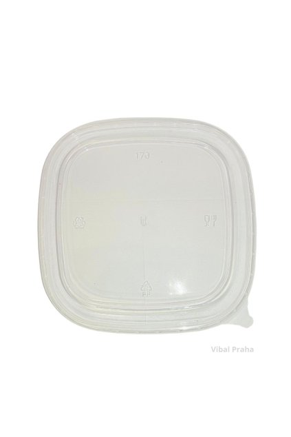 Nắp PP chịu nhiệt cho bát vuông 175x175mm
